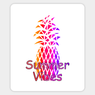 SUMMER Vibes Pineapple Magnet